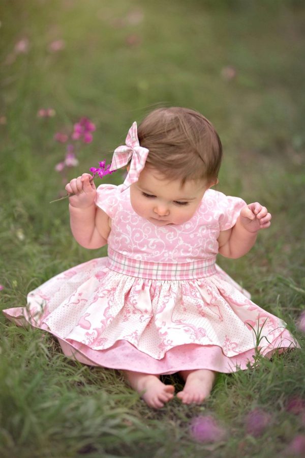 Easter - April Classic Girls Dress - 0-3
