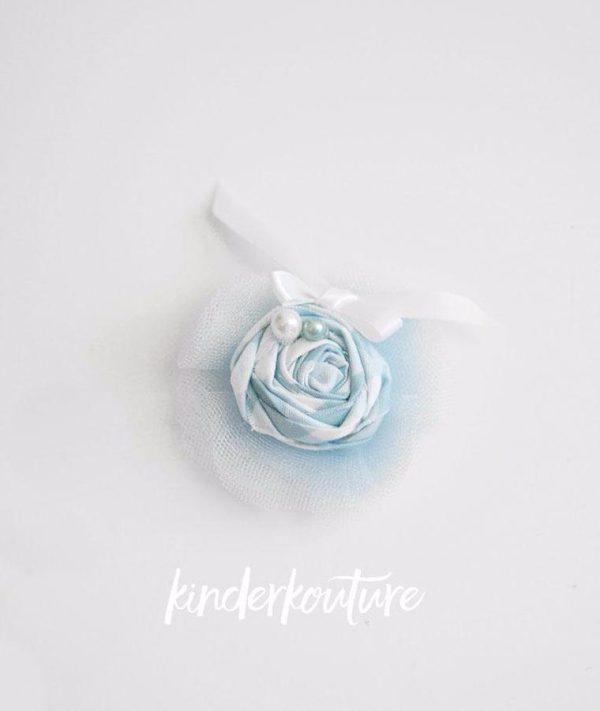 Kinder Kouture Accessory Hair Accessory Baby Blue Rose