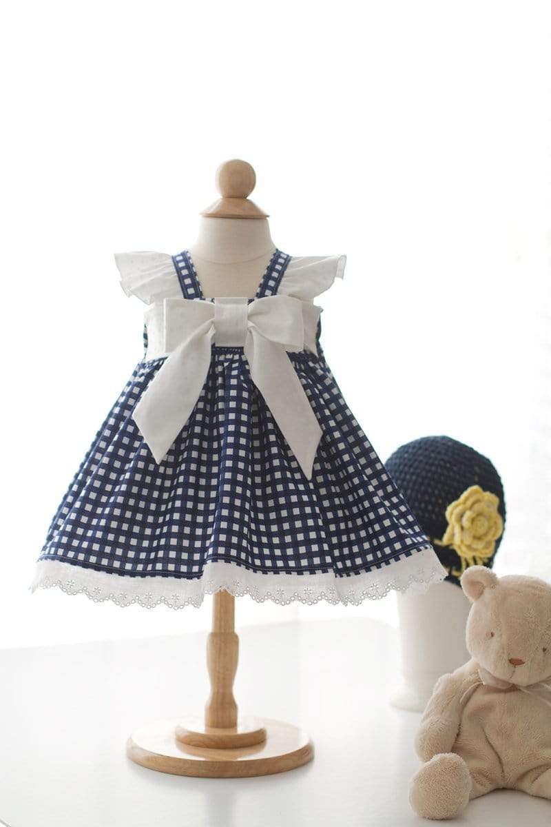 Blue Gingham Dress - Kinder Kouture