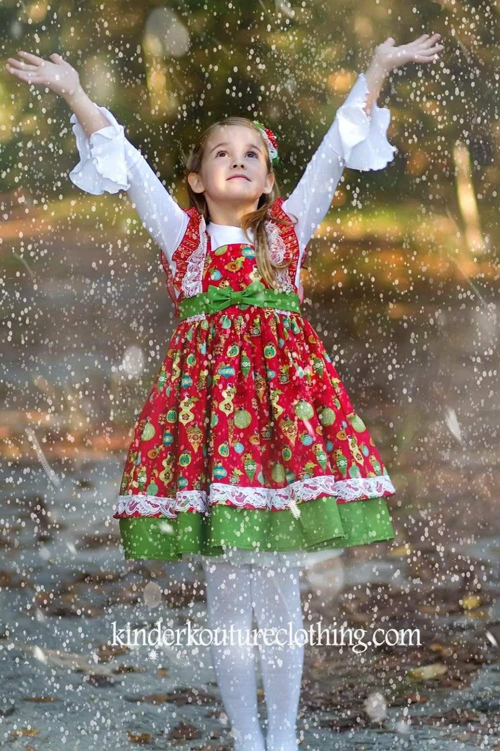 Christmas Girls Vintage Fairytale Dress - Kinder Kouture