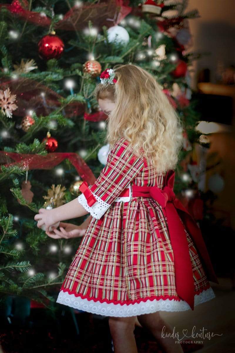 Christmas Plaid Dress - Kinder Kouture