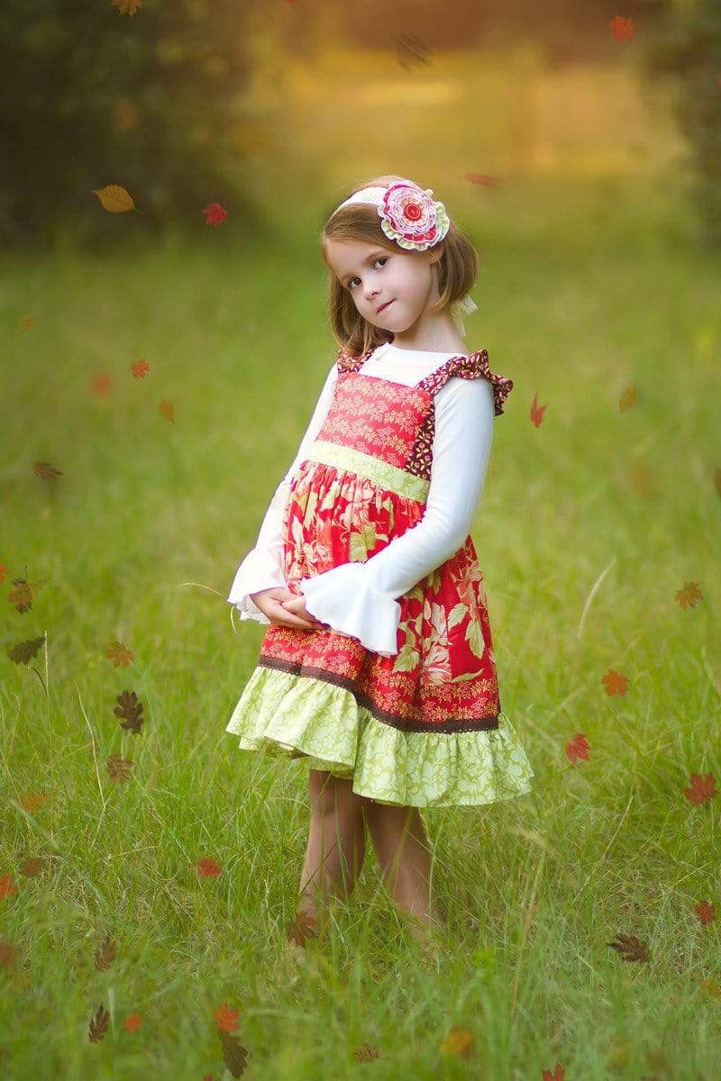 Cranberry Avalon Dress - Kinder Kouture