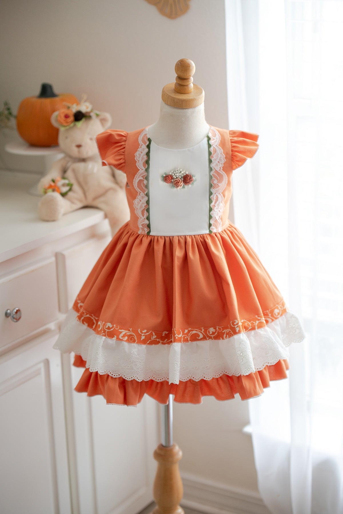 Fall Brianna Dress - Kinder Kouture