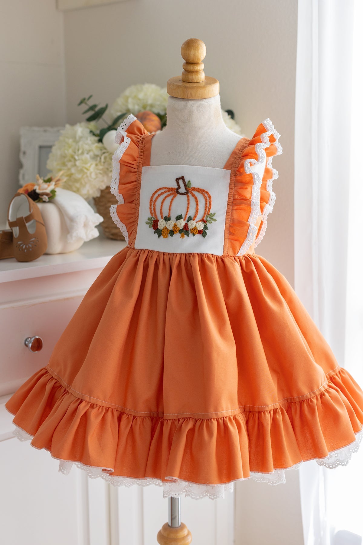 Fall Florence Girls Dress - Kinder Kouture