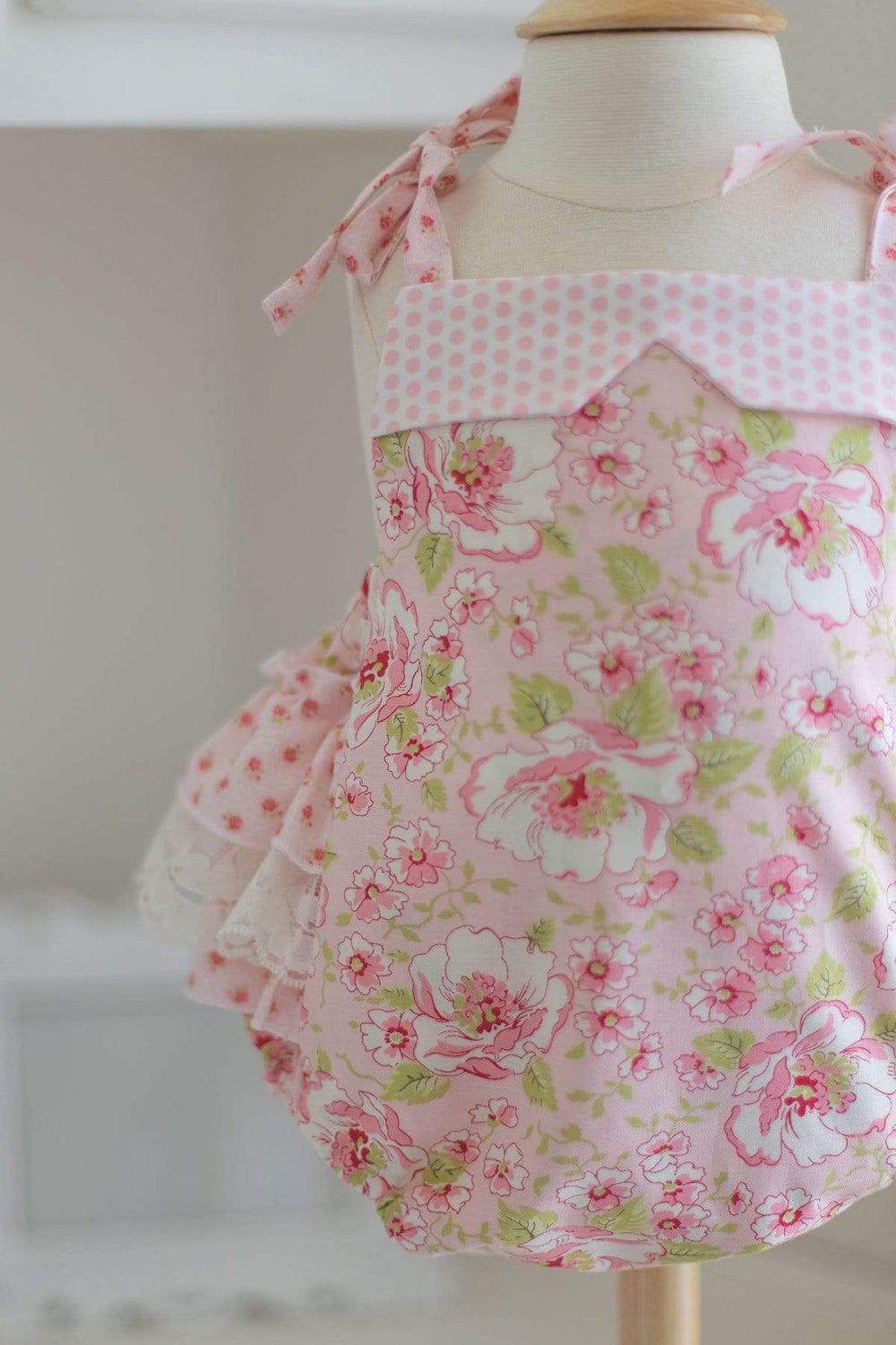Pink Summer Blooms Baby Bubble - Kinder Kouture