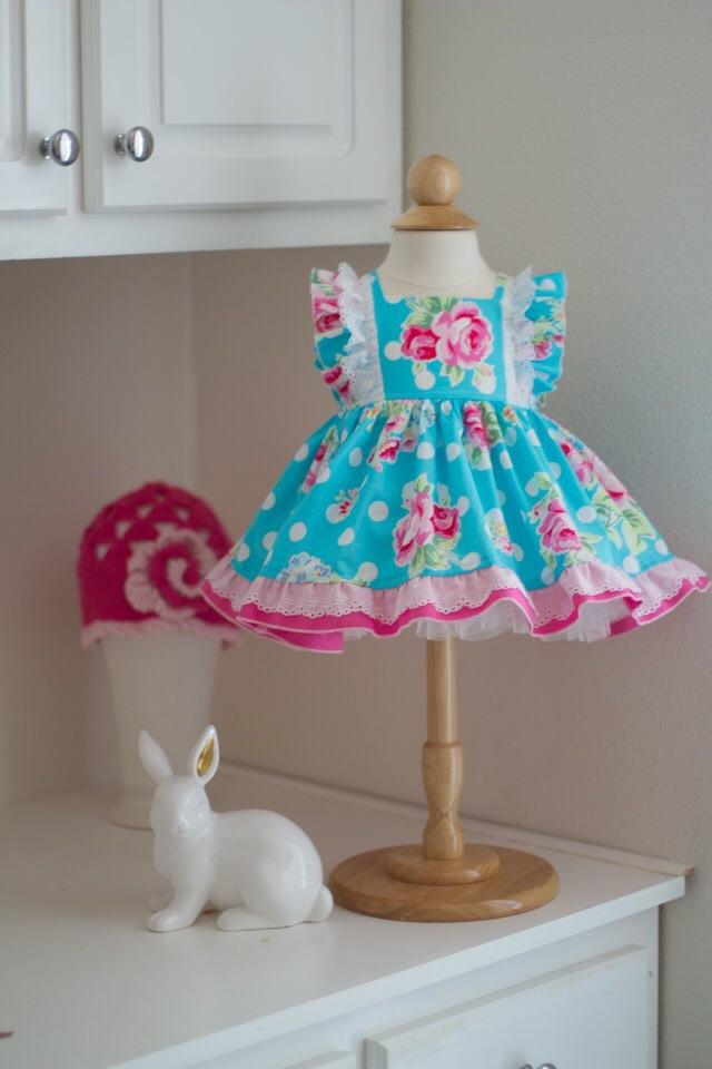 Baby Girl RTS Ms. EVELYN Dress - Kinder Kouture
