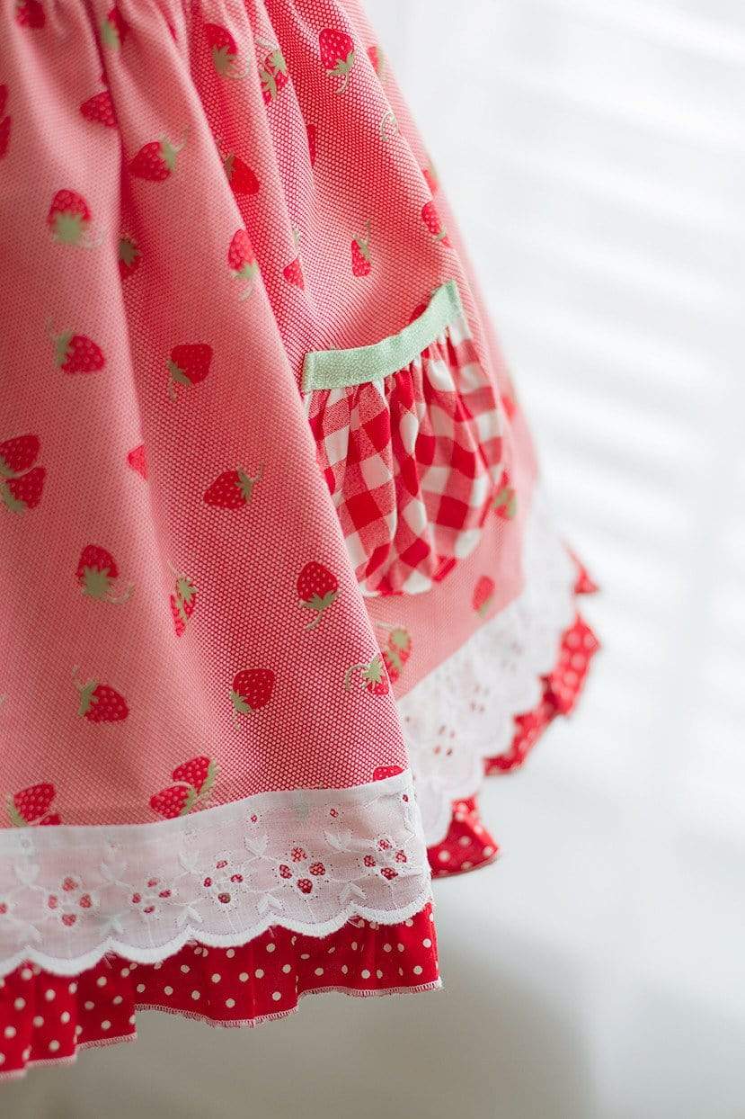 Strawberry Sweetheart Dress - Kinder Kouture