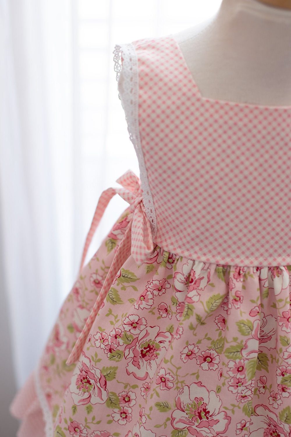 Summer blooms Girls Pink Isabella dress - Kinder Kouture