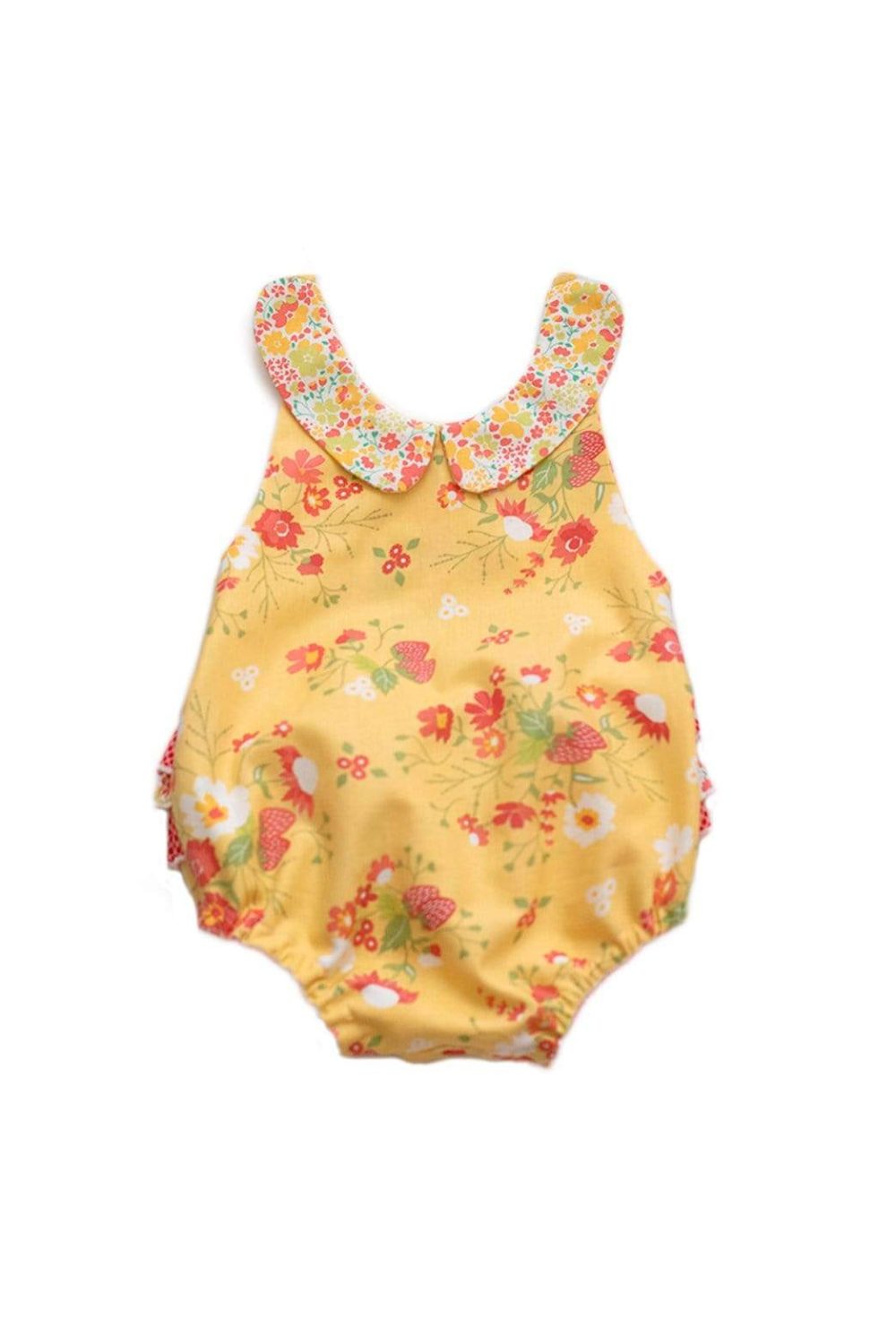 Sunny Strawberry Baby Bubble/Romper - Kinder Kouture