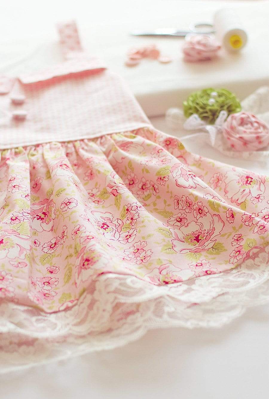Kinder Kouture Top Pink Summer Bloom Set